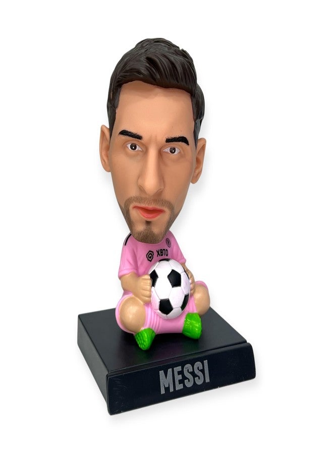 AUGEN Messi D Action Figure Limited Edition Bobblehead with Mobile Holder for Car Dashboard, Office Desk & Study Table (Pack of 1) - Image 4
